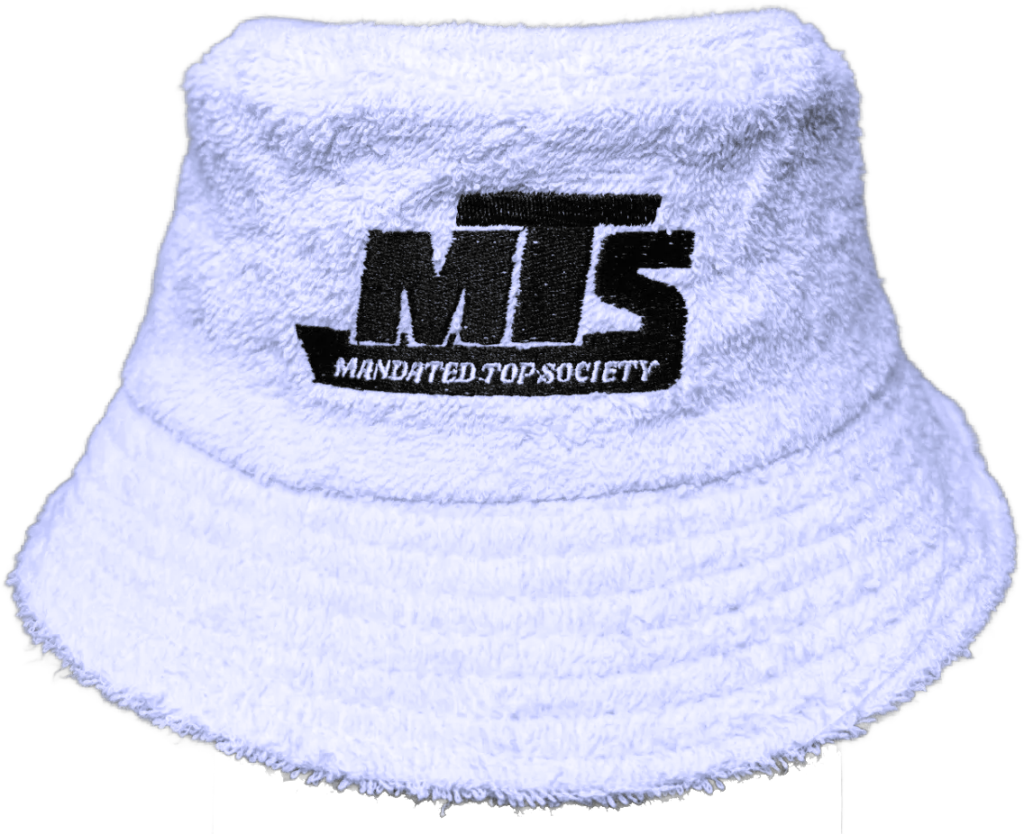 Blue bucket hat